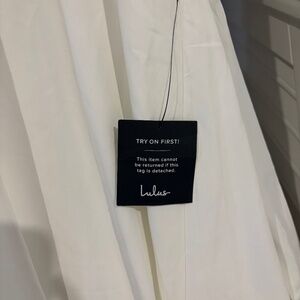 Lulus white dress